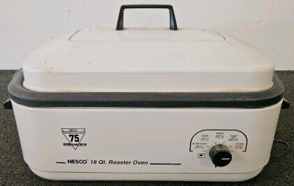 Nesco MWR18-14 18-Quart Roaster Oven, 1450W, 200&deg;F-450&deg;F, 75th Anniversary Edition (tested, works)