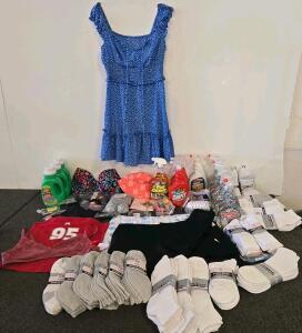 Bulk Lot: LA&rsquo;s Totally Awesome Cleaners, Amber Mills Socks, Women&rsquo;s Apparel, Epson Ink