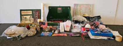 Coleman 425E 2-Burner Camping Stove with Art, Craft, and Book Mixed Lot &ndash; Drawing Kit, Decor
