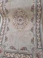 Traditional Aubusson-style Beige Floral Area Rugs Set, Machine-Made, Multiple Sizes