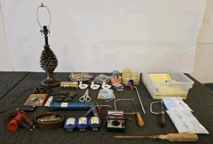 Magellan RoadMate GPS, Pinecone Lamp, Tools, Multimeter & Decor &mdash; Large Household Mixed Lot