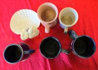 Assorted Household Lot &ndash; Elite 6-Cup Rice Cooker, Mugs, Plates, Baskets, Map, Caps - 3