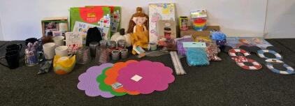 Mixed Lot: Kitchenware, Activity Kits, Toys, Decor Items, Mod Llama, Flower Bar, Mugs