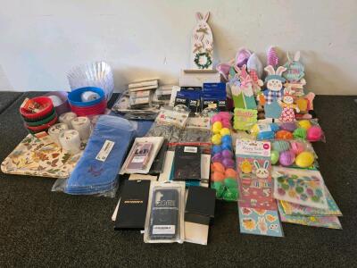 Easter Decor, Printer Ink, Phone Case Mixed Lot &ndash; Party Supplies & Kitchenware Bundle 48~pcs (5000s Shelf K)