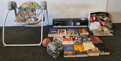 Ingenuity Swing 'n Go Baby Swing, AO Smith AO-MF-ADV Water Filter, Books, Crafts