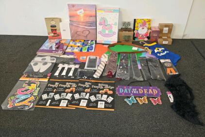 Mixed General Merchandise Lot &ndash; Stationery, Decor, Accessories, Novelties, Holiday Items