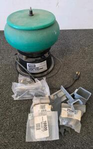 RCBS Vibratory Case Cleaner (Plugged in and functioning), Reloading Dies, Mounting Hardware, Powder Bar, Prime Slide, Die Lock Rings, Bench Mount Hardware, Partial Mounting kit,