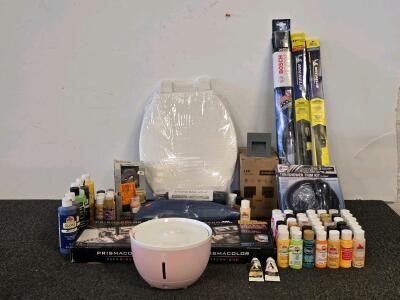 Mixed Lot Art Supplies, PRISMACOLOR Sets, Hardware, Paint, Wipers, Smart Light, More