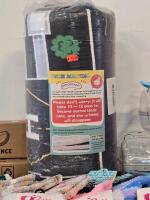 Large Mixed Lot: Fluffy Socks, PETKIT Pura Max Fence, Up & Up Dog Diapers, Rug, Containers, Stockings - 3