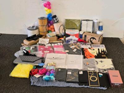 Wholesale Mixed Lot &ndash; Home Decor, Water Filters, Phone Cases, Auto LED, Resin, 30+ Items, New