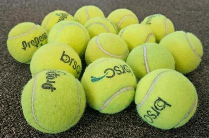 Penn Propenn 3 & 2 Tennis Balls, brsc, Disc Club Balls, 15-Pack, Optic Yellow, Loose