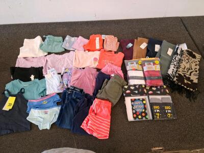 Children's Clothing & Accessories Lot, Mixed Girls&rsquo; and Boys&rsquo;, 30+ Pieces, Various Sizes and Brands
