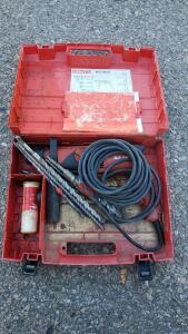 Hilti TE 2 / TE 2-S Rotary Hammer Drill SDS-Plus 120V w/ Bits, Side Handle & Case