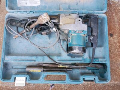 Makita HR3851 Rotary Hammer Drill SDS Max 1-1/2" 120V 1090W w/ Case & Bits Made in Japan