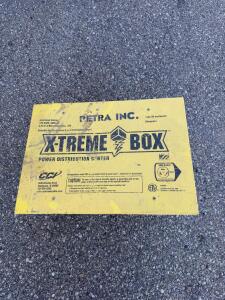 X-Treme Box Power Distribution Center, 50A 125/250V In, 6x 20A GFCI Outlets, NEMA 3R