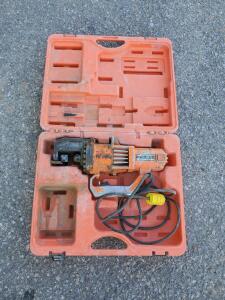 Ogura HBC-20M Portable Electric Rebar Cutter 110V, 0.79 in Capacity, Case, Heavy Duty