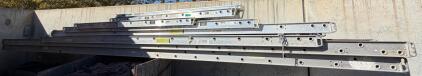Werner & Advanced Aluminum Scaffold Planks, 24&ndash;26 ft, 19" Wide, 500 lb Capacity, Lot of 8
