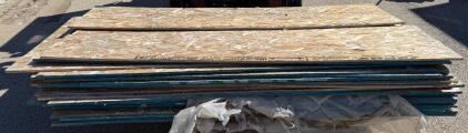 13 Tongue & Groove OSB Sheets 4x8 ft, 23/32" Blue Edge, Subfloor Panels