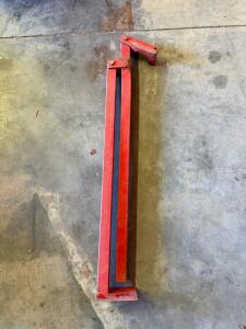 Clamp-On Pallet Fork Attachment, Approx. 43" Forks, 1,500 lb Capacity, for Tractor/Loader Bucket