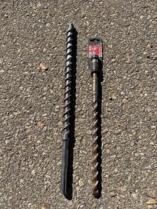 Milwaukee Spline Rotary Hammer Bit 11/16" x 16", 2-Cutter, Model 48-20-4066 + Extra Bit