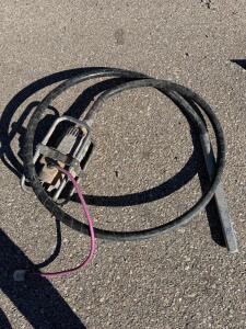 Electric Concrete Vibrator with Flexible Shaft and Vibrating Head, Approx. 8ft Shaft
