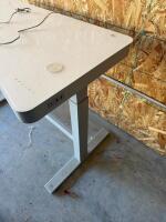 Electric Height Adjustable Standing Desk, 48"x24", White, Programmable Controls (bay 2) - 4