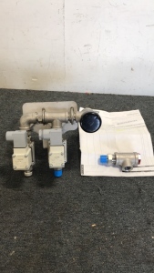 (2) Smc Electric Valve Manifolds