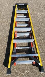 Werner LEANSAFE X5 Multi-Position Ladder, 14 ft Reach, 375 lbs Capacity ( Carport)