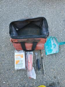 Hilti Soft Tool Bag Set with Accessories, 22"x14.2"x14.6", Red/Black