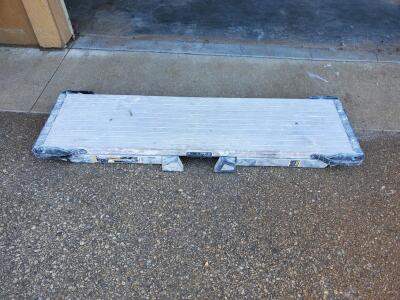 Aluminum Folding Work Platform, 40" x 12" x 20", 330 lbs Capacity