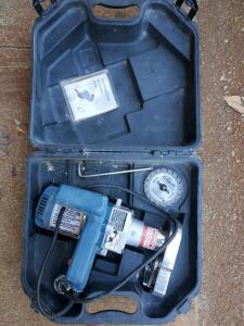Ryobi Plate Joiner JM82 Biscuit Joiner 6A Corded, 4" Blade, Hard Case, Spare Blade & Manual