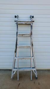 Werner Multi-Position Aluminum Ladder, 18 ft Reach, 375 lb Capacity