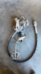 Medium-Duty Electric Handheld Concrete Vibrator, 5 ft Shaft, 2 in Head, Heavy Wear- Untested - Bay1
