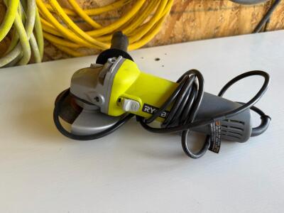 Ryobi AG4031G 4.5" 5.5A Angle Grinder, 120V, 12,000 RPM, Corded, EZ06252 Serial