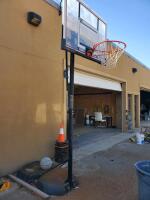 NBA 44" Portable Polycarbonate Basketball Hoop, Adjustable Height, Fillable Base, Breakaway Rim - 2