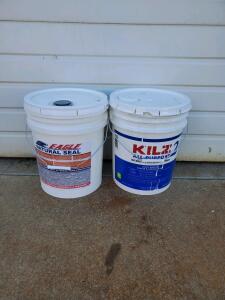 Eagle Natural Seal 5-Gal Concrete Sealer & Kilz 2 All-Purpose 5-Gal Interior/Exterior Primer