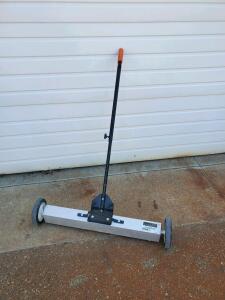 Central Machinery 30" Magnetic Floor Sweeper with Wheels, 50 lb Pull, Adjustable Handle