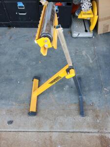 ToughBuilt Adjustable Roller Stand, 132 lb Capacity, 26-42 in Height, Folding, Steel Frame