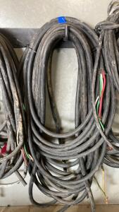 50 ft 4-Conductor SOOW Portable Power Cable, 2 AWG, 600V, Stranded Copper, Bare Ends