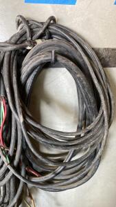 50 ft SOOW 8 AWG 4-Conductor 600V Heavy Duty Power Cord, USA Made, Twist-Lock Plug