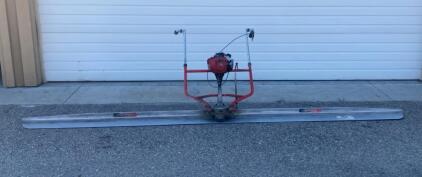 Allen Gas Power Screed 12 ft Blade, Honda GX35 Engine, Adjustable Handles, Aluminum ( Has Compression )