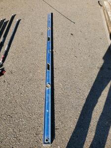 Empire 600.48 48" Box Level, Aircraft Aluminum, 3 Vials, Hand Grips, Made in USA, Blue