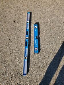 Empire E75.24 and E75.48 True Blue Box Levels, 24" and 48" Aluminum Non-Magnetic
