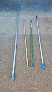 Variety of Utility / Paint Extension Poles - Aluminum, Wood, SMARTTOP, 5-8 ft, Threaded Ends