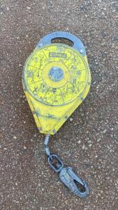 MSEC SR 50/65 Self-Retracting Lifeline, 50 ft Galvanized Steel Cable, 310 lbs Capacity