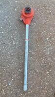 RIDGID Ratcheting Pipe Threader 1/2" NPT Die, 24" Handle, Manual Threading Tool- Bay 3