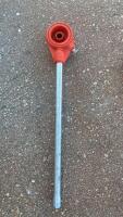 RIDGID Ratcheting Pipe Threader 1/2" NPT Die, 24" Handle, Manual Threading Tool- Bay 3 - 3