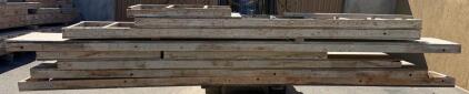 8x4 ft Wood Concrete Forms, Framed Plywood Construction, Lot of 9, Heavy Duty Jobsite