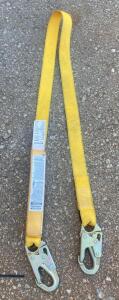 Werner C380000W 6 ft Shock Absorbing Lanyard, 310 lb Capacity, Double-Locking Snap Hooks- Bay 3