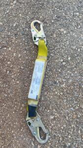 3M 3011-C2 Energy Absorbing Lanyard, 2 ft Length, 310 lbs Capacity, Double Snap Hooks- Bay 3